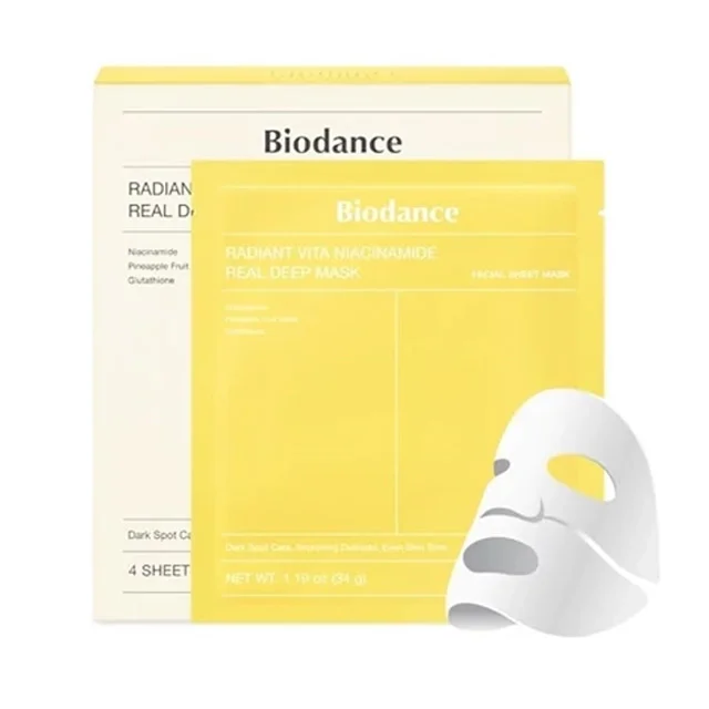 ماسک ورقهای بایودنس مدل نیاسینامید Niacinamide